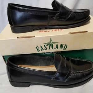 Eastland Black leather loafers